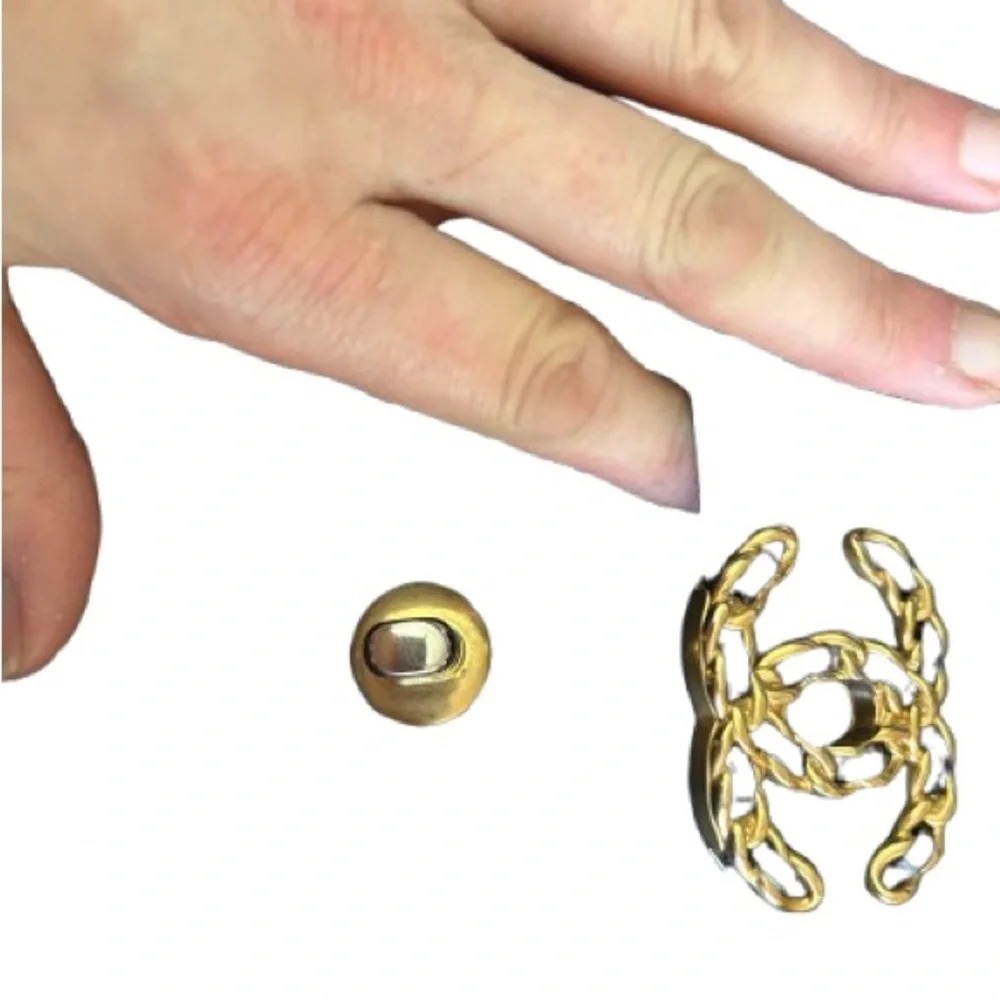 Authentic Chanel 19 Medium Flap Bag Quilted Lambskin Black Gold Chain - Picture 4 of 16